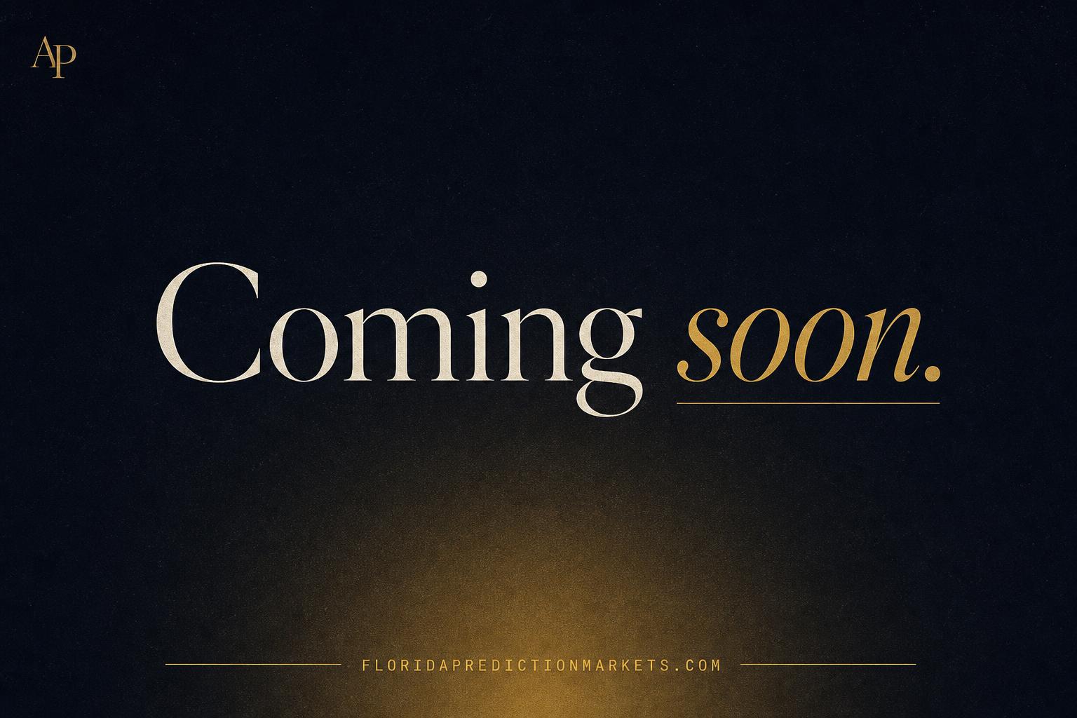 Florida Prediction Markets — coming soon