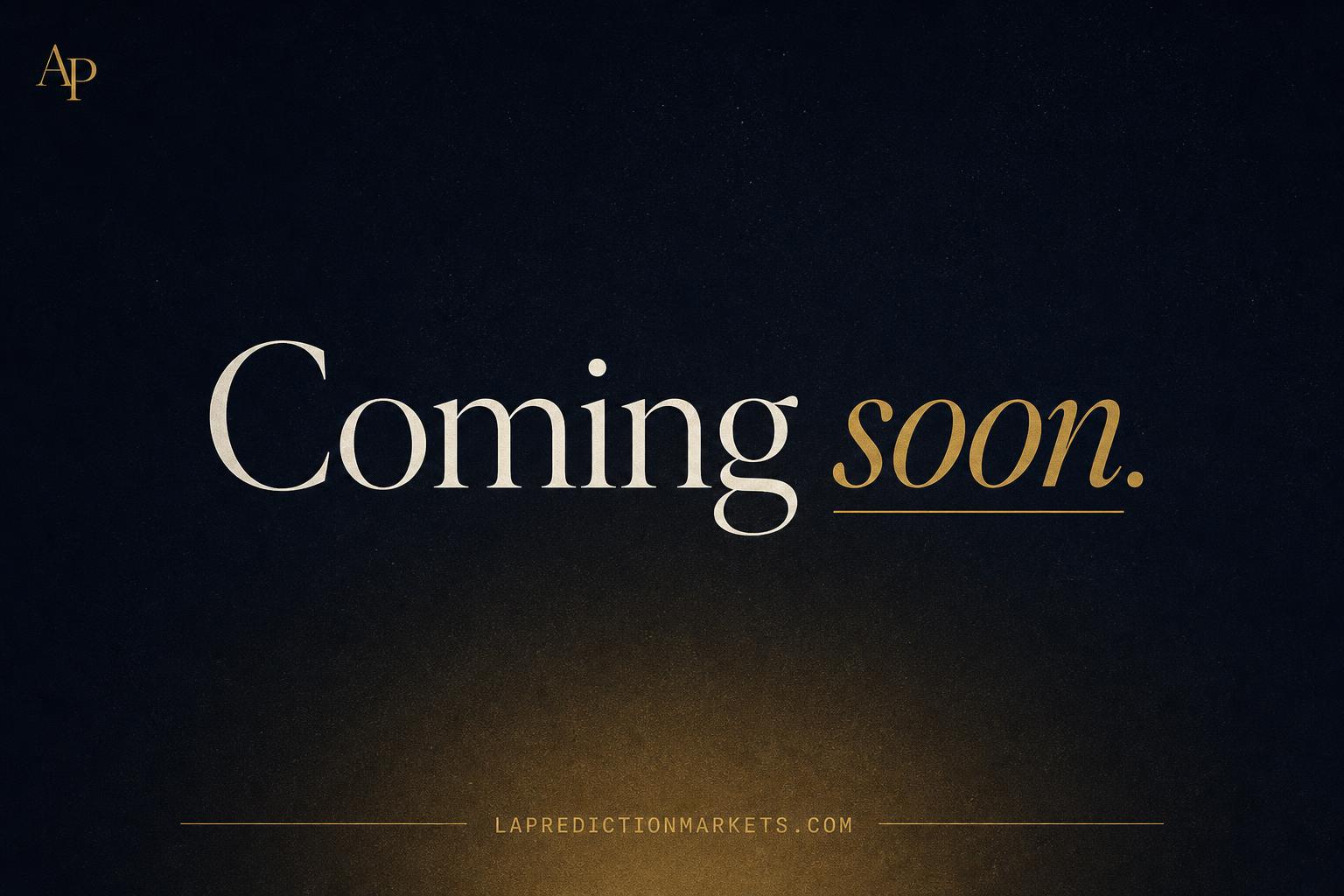 LA Prediction Markets — coming soon