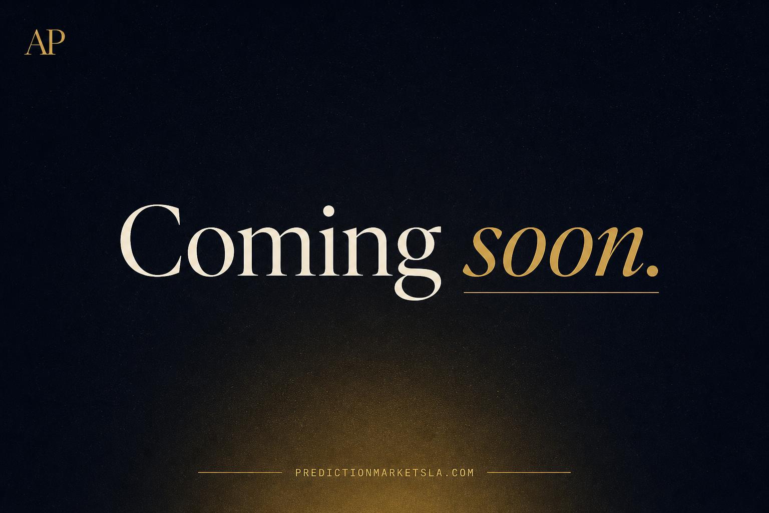 Prediction Markets LA — coming soon