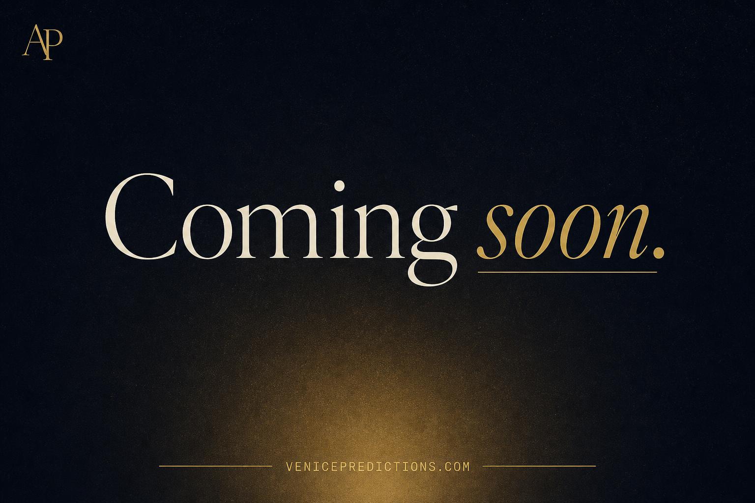 Venice Predictions — coming soon